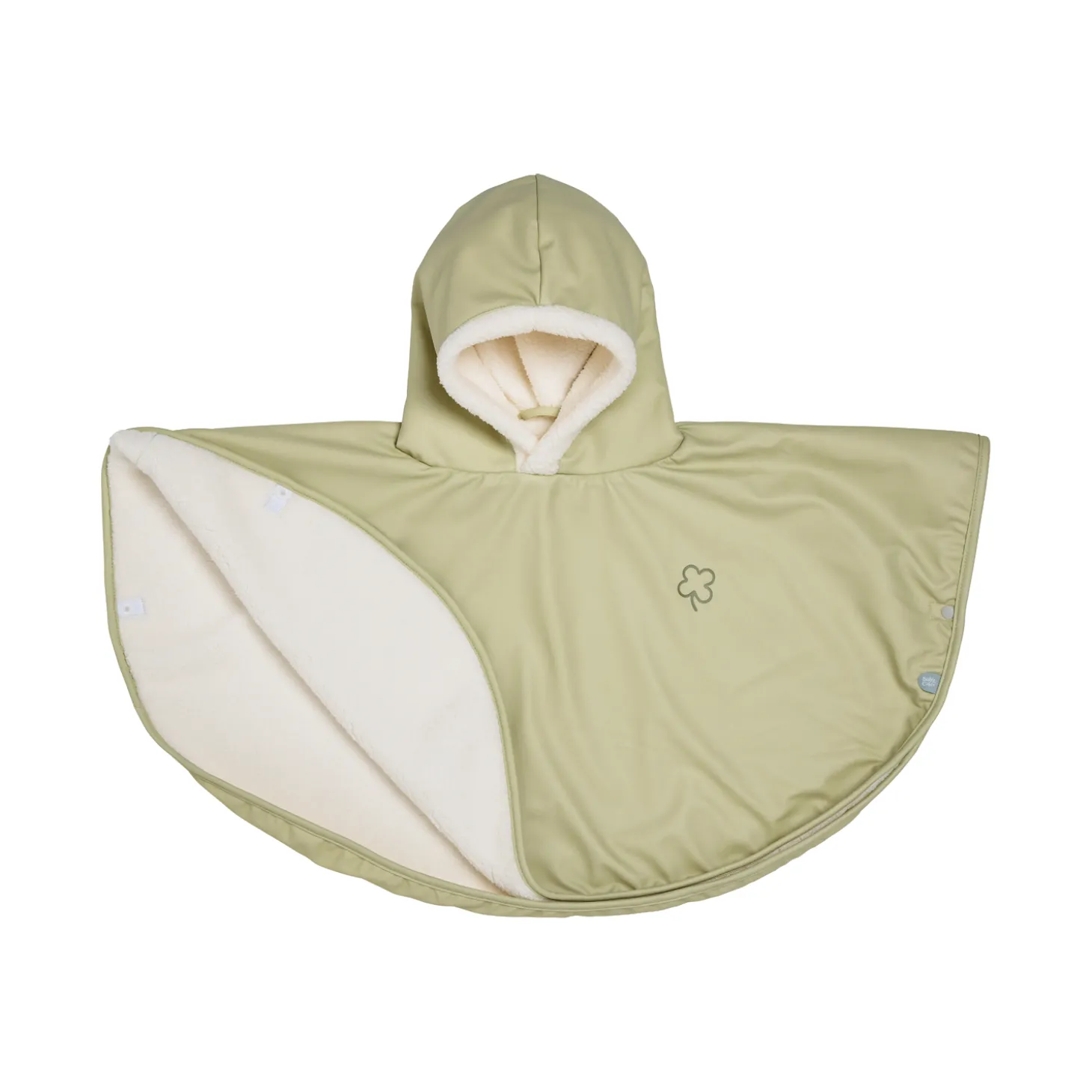BabyCalin Poncho Malin Tilleul Trèfle 9 mois