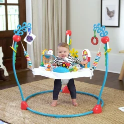 Baby Einstein Centre d'activités 2-en-1 Jump & Learn Barnyard Multicolore