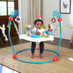 Baby Einstein Centre d'activités 2-en-1 Jump & Learn Barnyard Multicolore