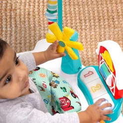 Baby Einstein Centre d'activités 2-en-1 Jump & Learn Barnyard Multicolore