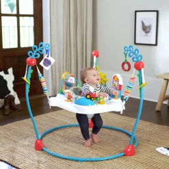 Baby Einstein Centre d'activités 2-en-1 Jump & Learn Barnyard Multicolore