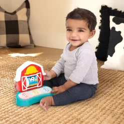 Baby Einstein Centre d'activités 2-en-1 Jump & Learn Barnyard Multicolore