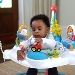 Baby Einstein Centre d'activités 2-en-1 Jump & Learn Barnyard Multicolore