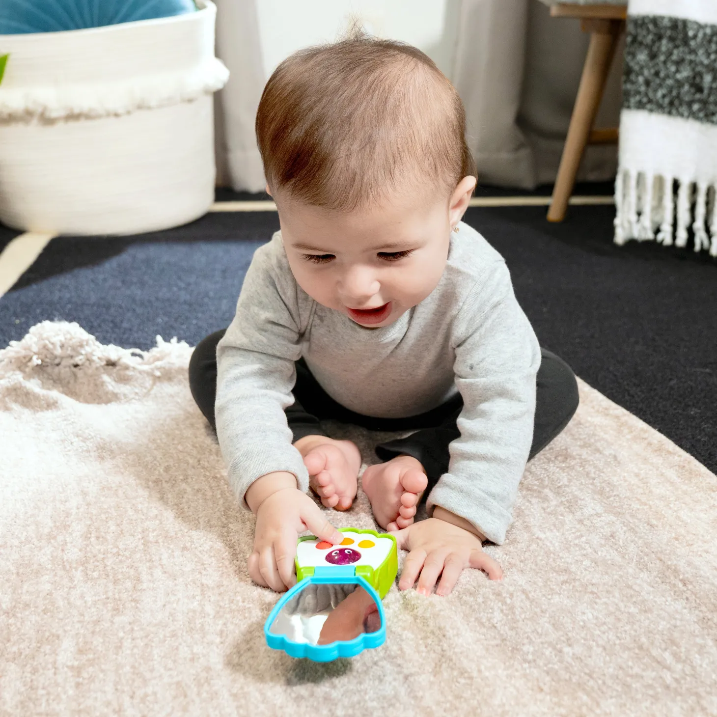 Baby Einstein Jouet téléphone musical Shell Phone Multicolore