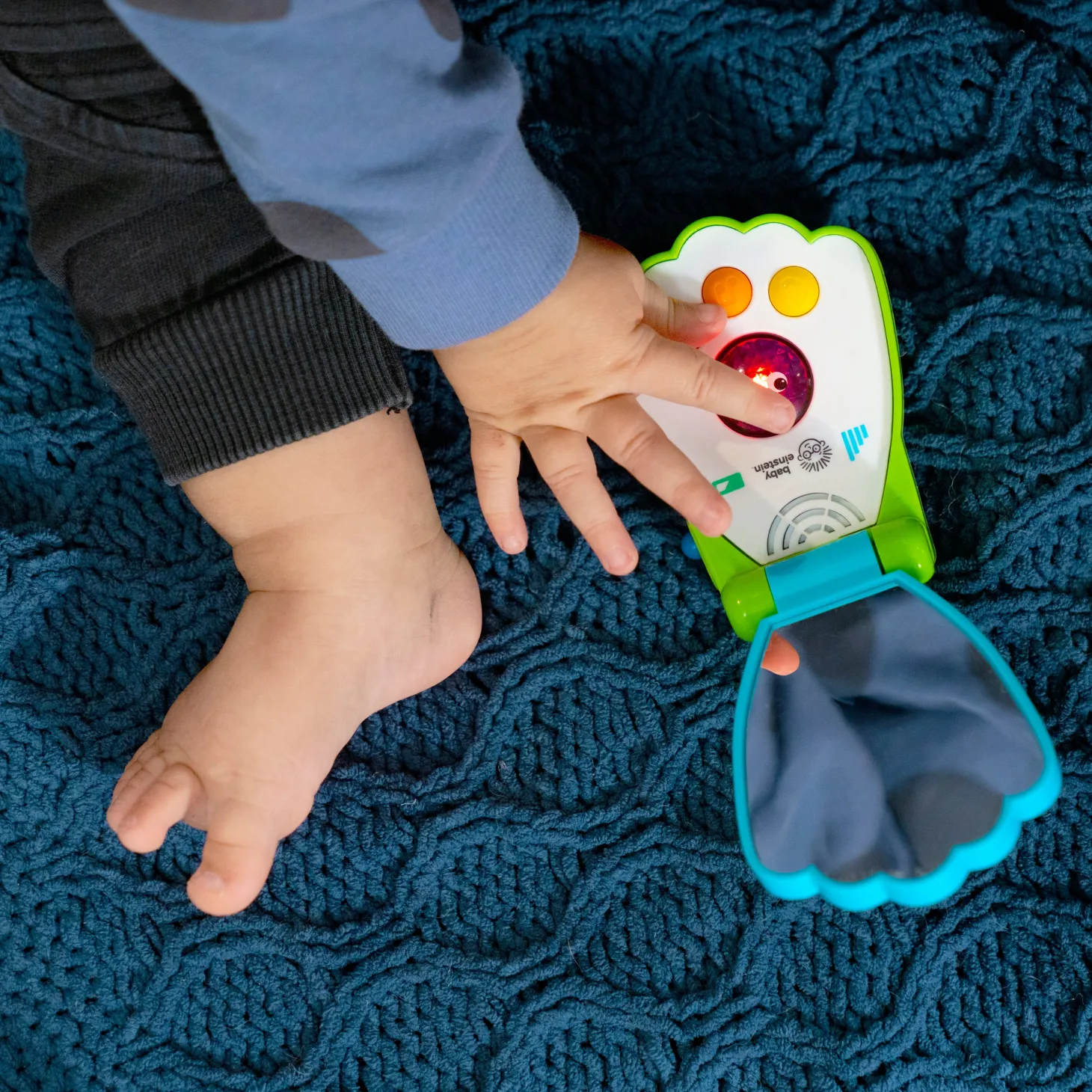 Baby Einstein Jouet téléphone musical Shell Phone Multicolore