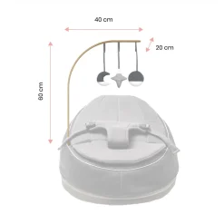 Babymoov Arche d'éveil en bois pour Doomoo Seat'n Swing