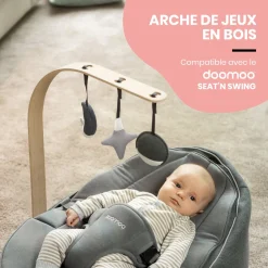 Babymoov Arche d'éveil en bois pour Doomoo Seat'n Swing