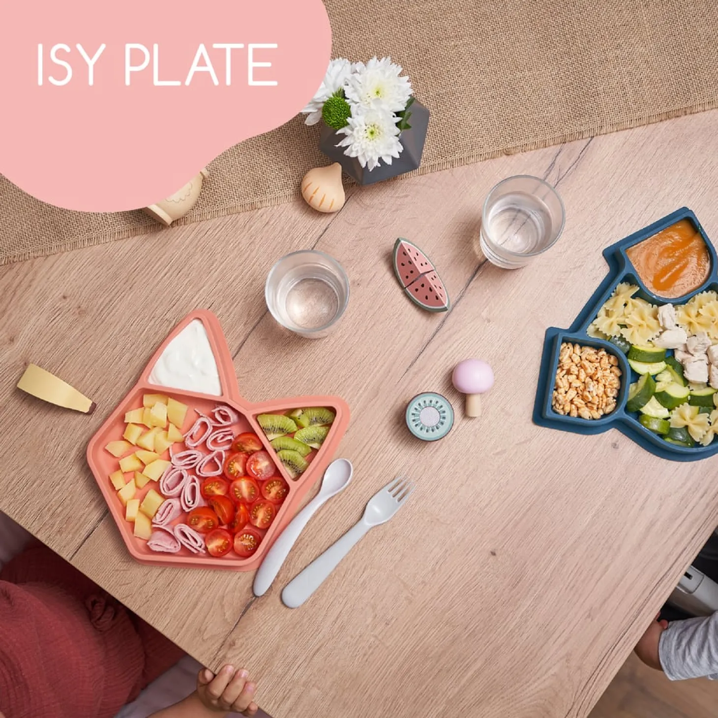 Babymoov Assiette Isy en silicone Orange