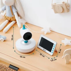 Babymoov                    Babyphone vidéo Yoo-Moov    Blanc/Bleu
