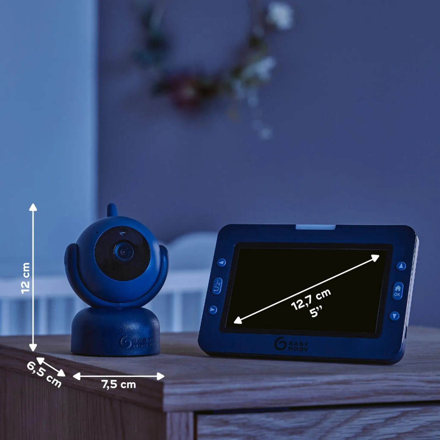 Babymoov Babyphone vidéo yoo master + hd Bleu