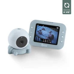 Babymoov                    Babyphone vidéo Yoo Roll    Bleu