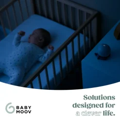Babymoov                    Babyphone vidéo Yoo Roll    Bleu