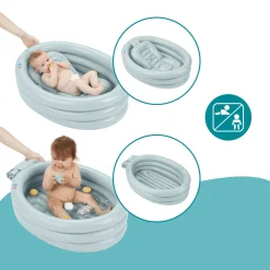 Babymoov                    Baignoire gonflable évolutive    Aqua Dots