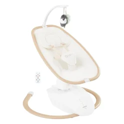 Babymoov Balancelle bébé Swoon Hoop Sand + adaptateur Blanc