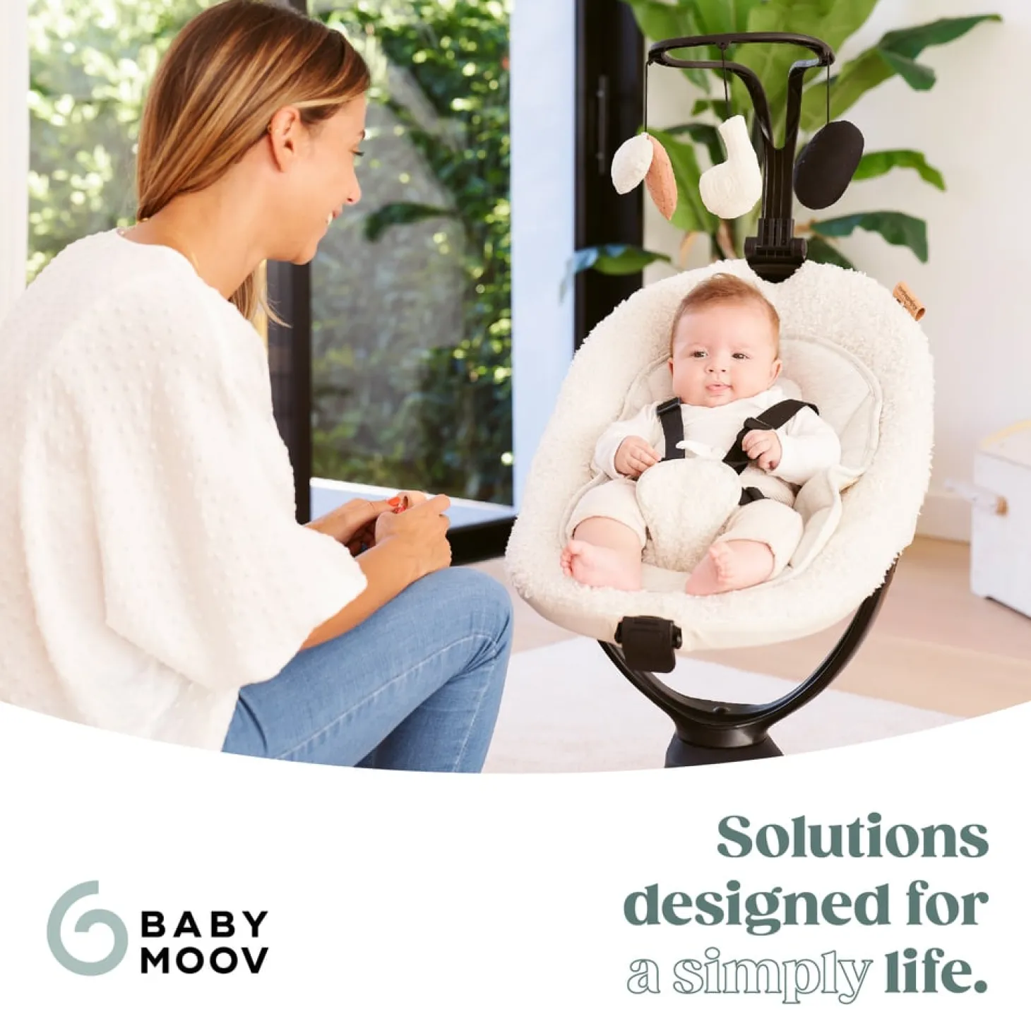 Babymoov Balancelle Swoon Evolution curl white