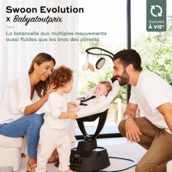 Babymoov Balancelle Swoon Evolution curl white