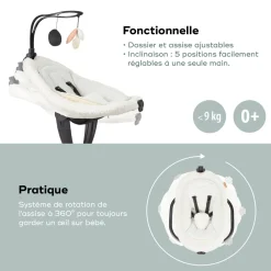 Babymoov Balancelle Swoon Evolution curl white
