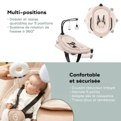 Babymoov Balancelle Swoon Evolution connect Mocca