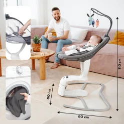 Babymoov Balancelle Swoon Motion Gris