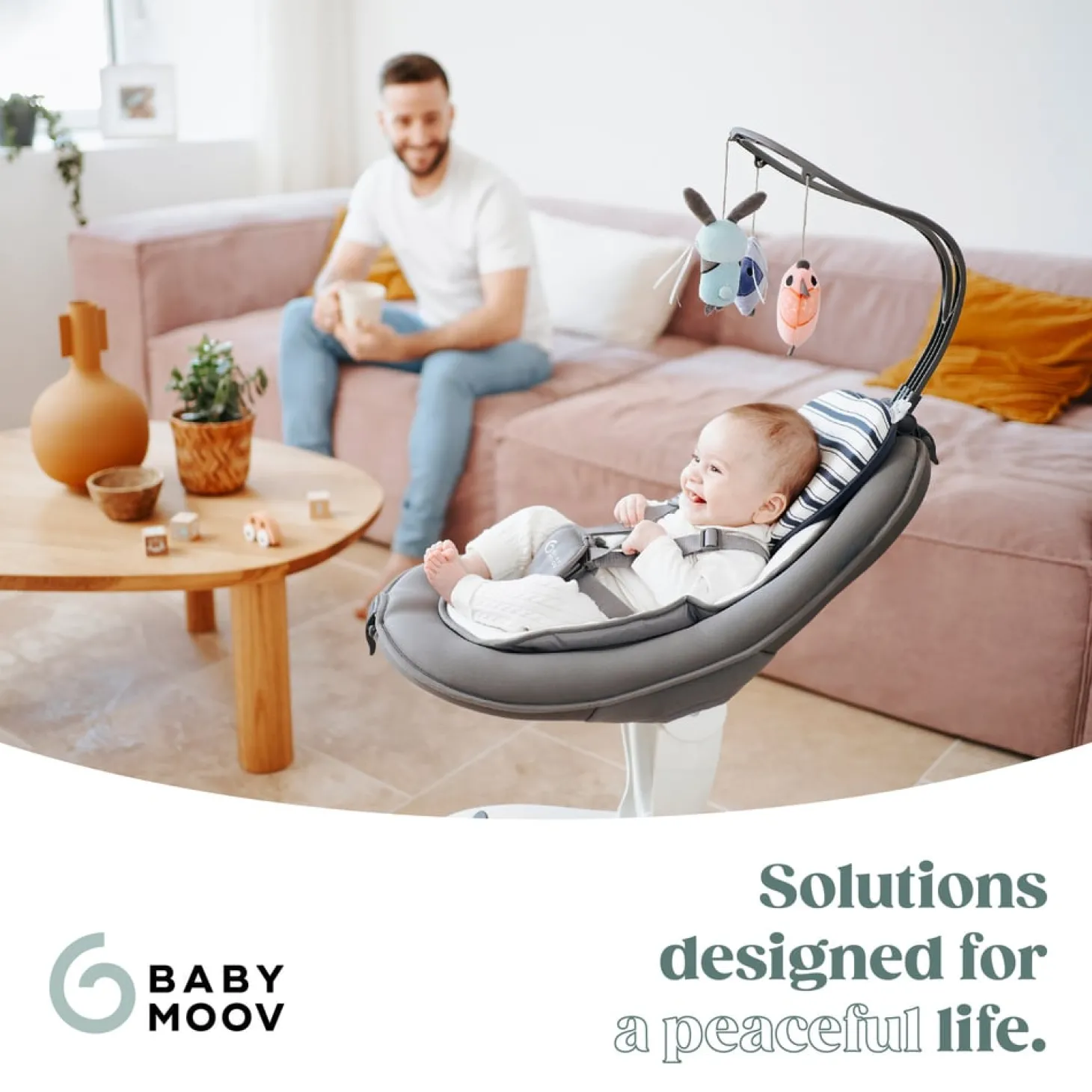 Babymoov Balancelle Swoon Motion Gris