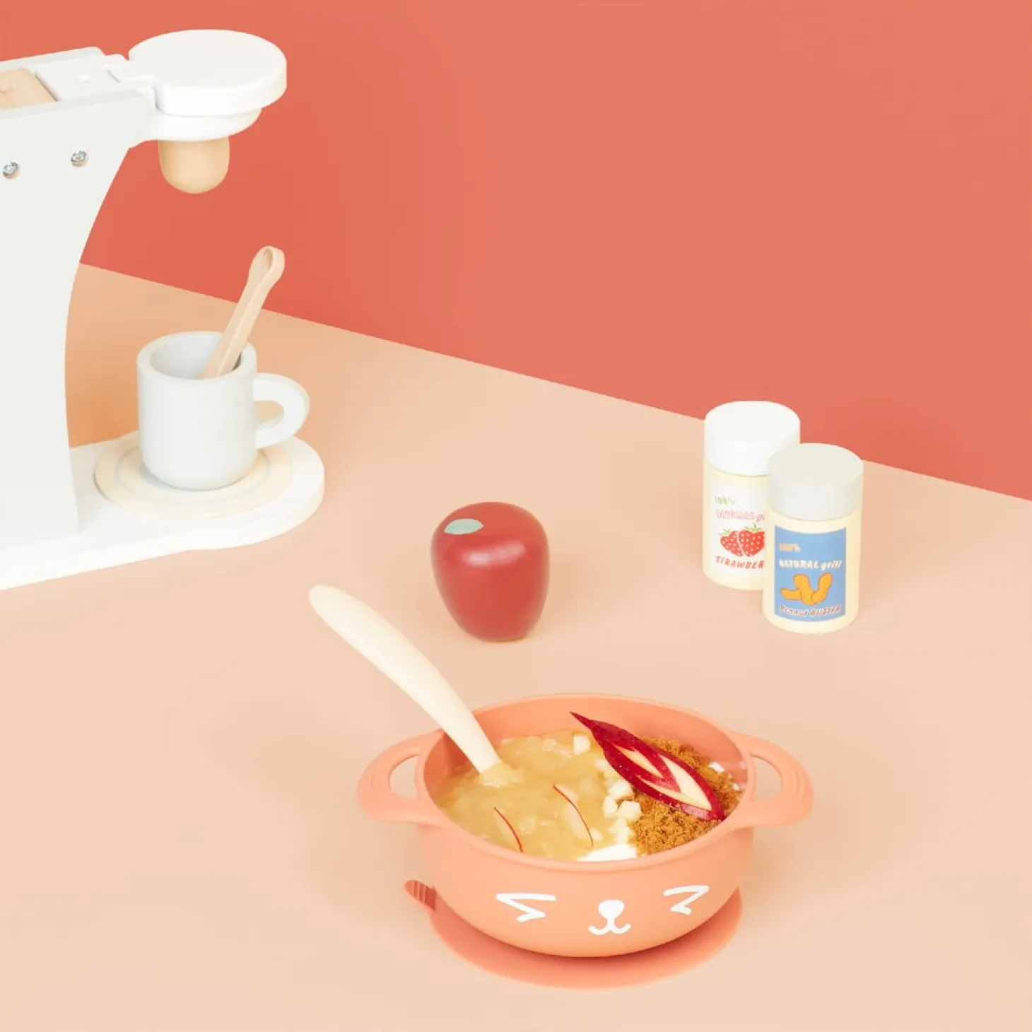 Babymoov Bol + cuillère Tast'Isy Orange