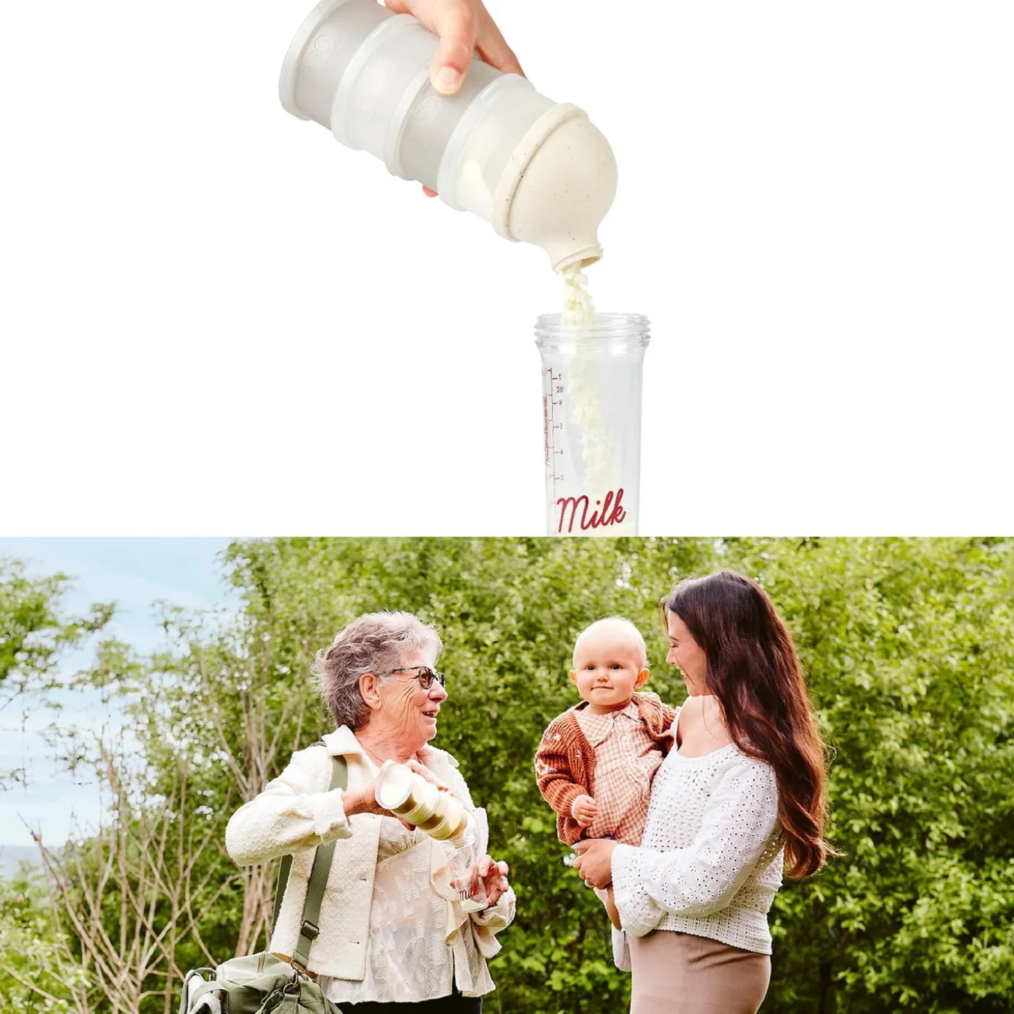 Babymoov Boîte doseuse Babydose Beige Mineral
