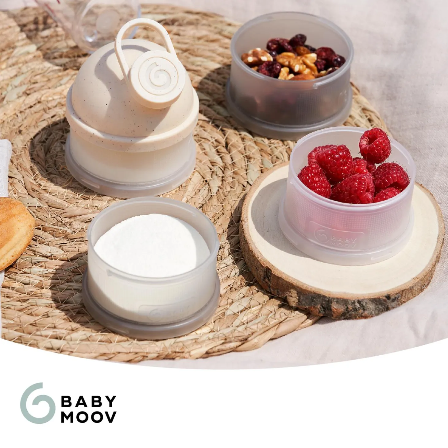 Babymoov Boîte doseuse Babydose Beige Mineral