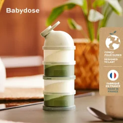 Babymoov                    Boîte doseuse Babydose    Vert Mineral