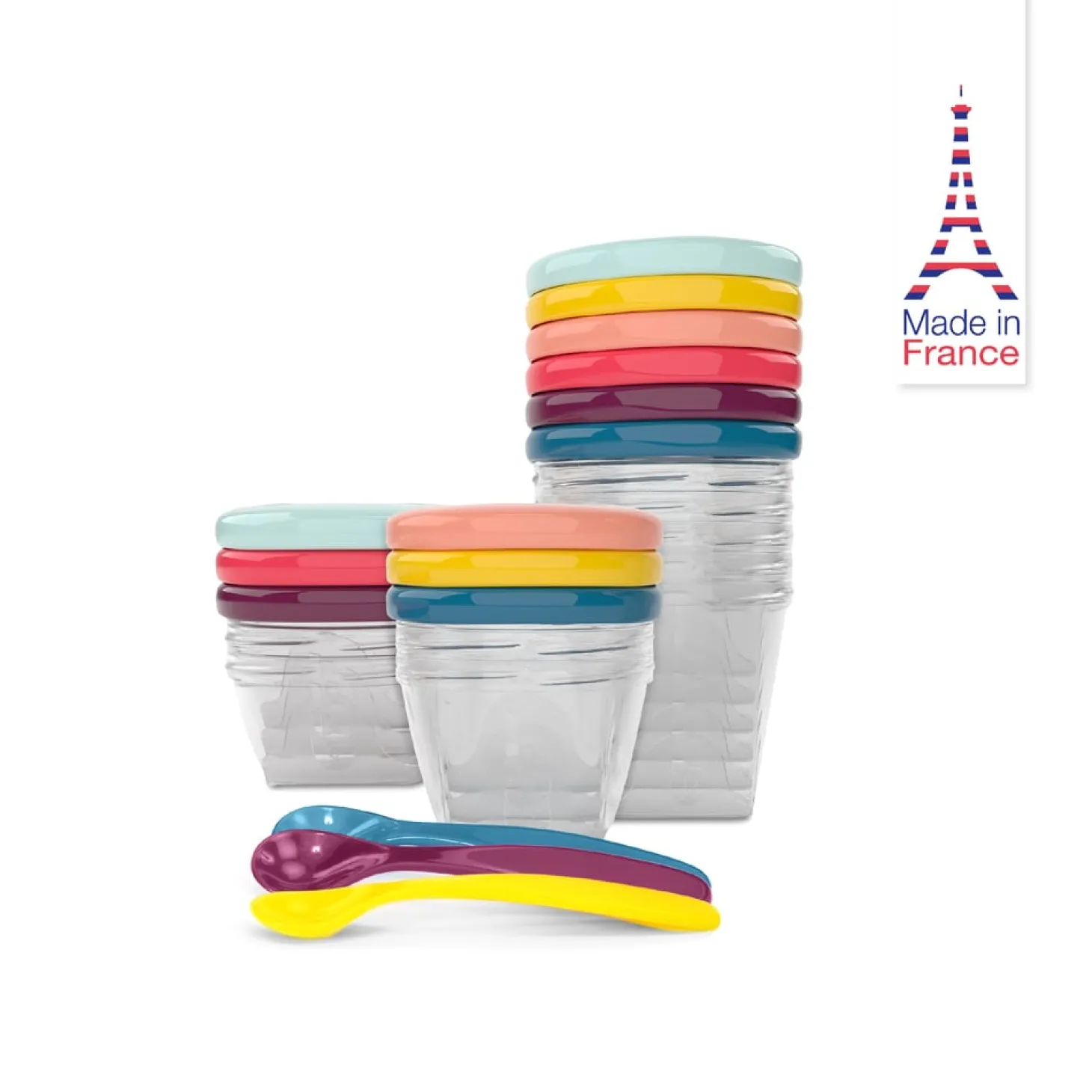 Babymoov Boîtes de conservation Babybols Multicolore