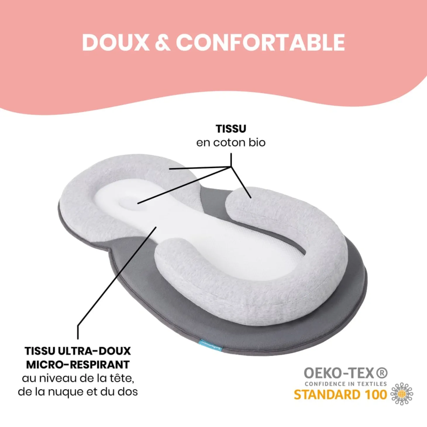 Babymoov Cale bébé ergonomique Cosydream Gris