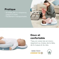 Babymoov Cale bébé ergonomique Cosydream Bleu mozaic