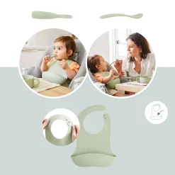 Babymoov                    Coffret Premiers Repas Mini Arty    Vert