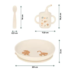 Babymoov Coffret Repas Comme Un Grand Little Roar Beige