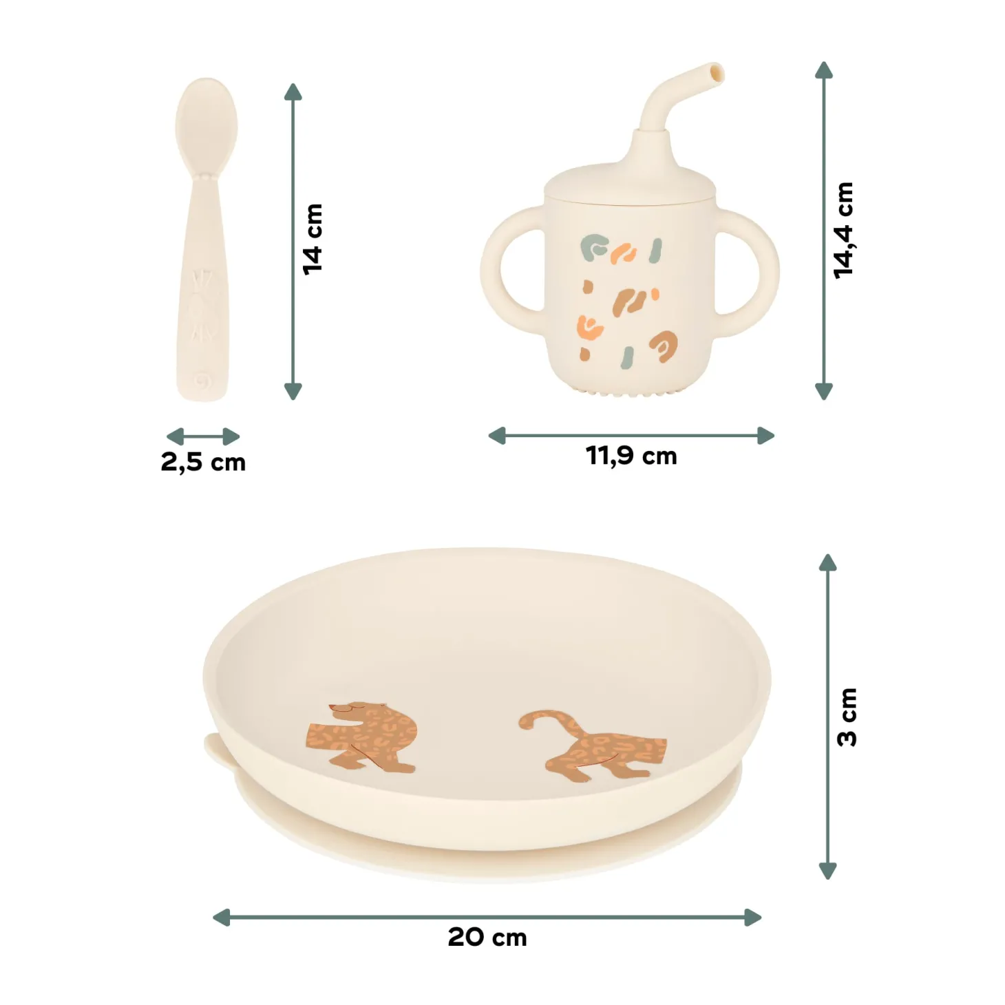 Babymoov Coffret Repas Comme Un Grand Little Roar Beige