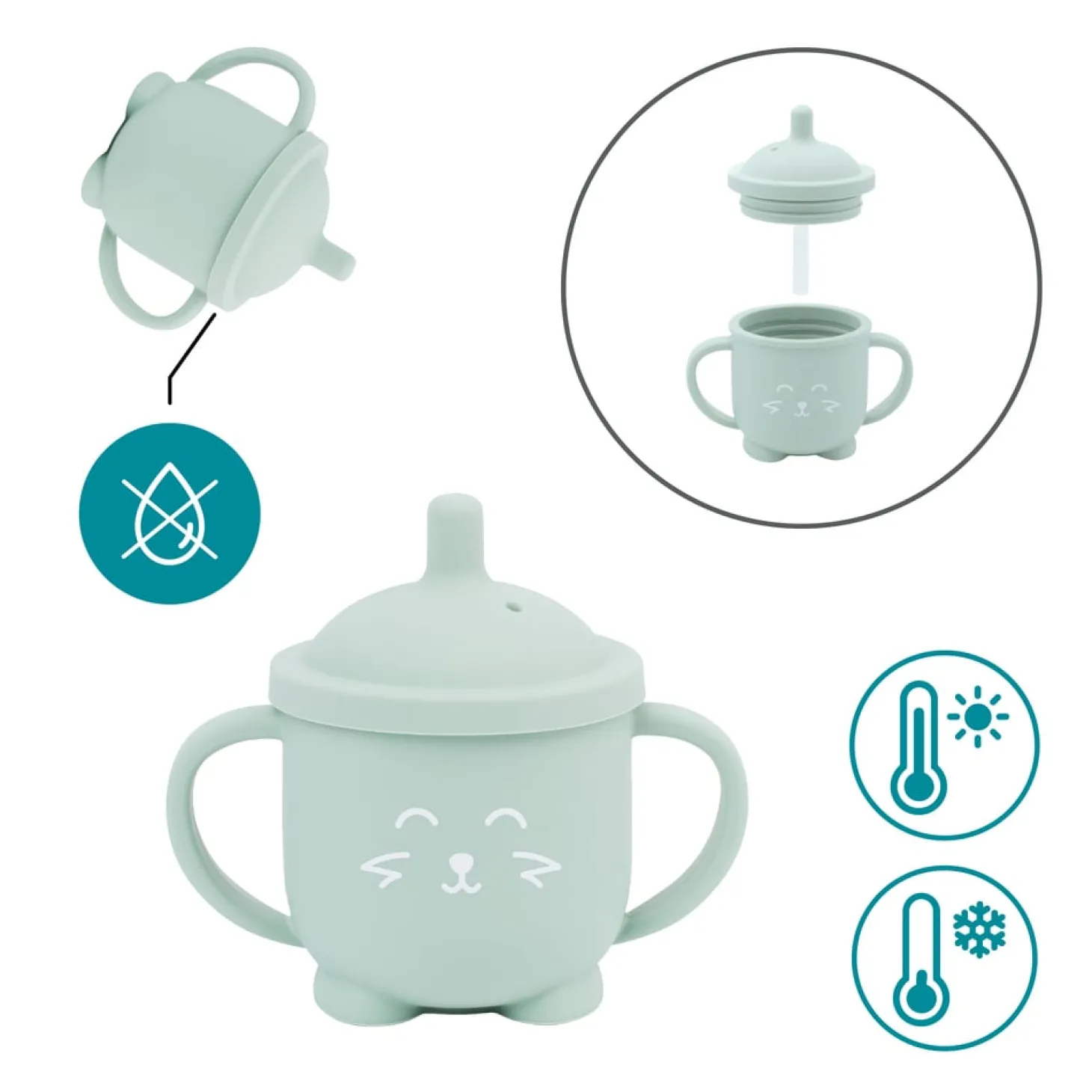 Babymoov Coffret repas Learn'Isy Orange