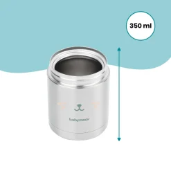 Babymoov                    Contenant Inox Eat'Isy    Gris/Bleu