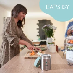 Babymoov Contenant Inox Eat'Isy Gris/Bleu