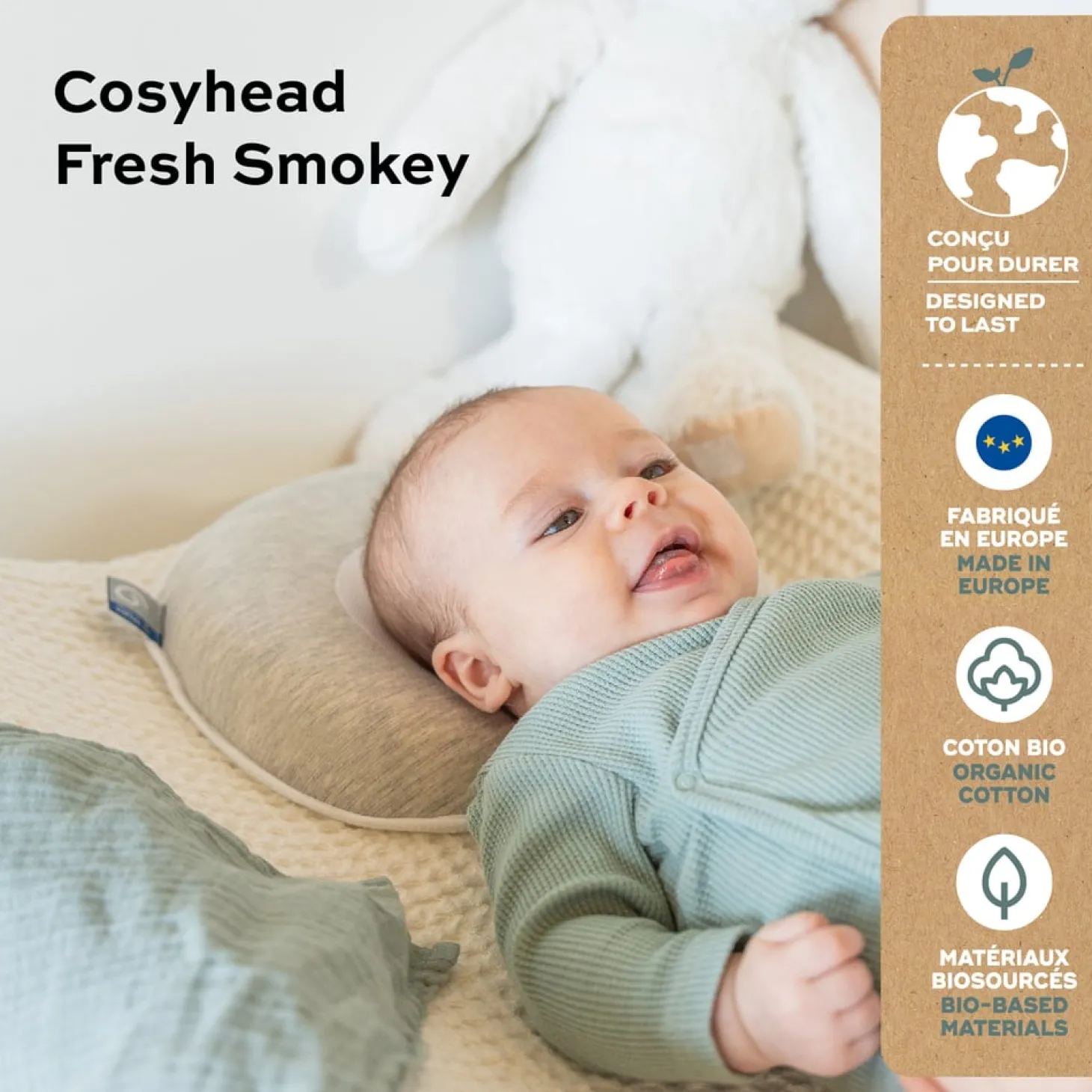 Babymoov Cosyhead fresh Gris