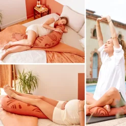 Babymoov                    Coussin de grossesse B.Love    Earth Terracotta