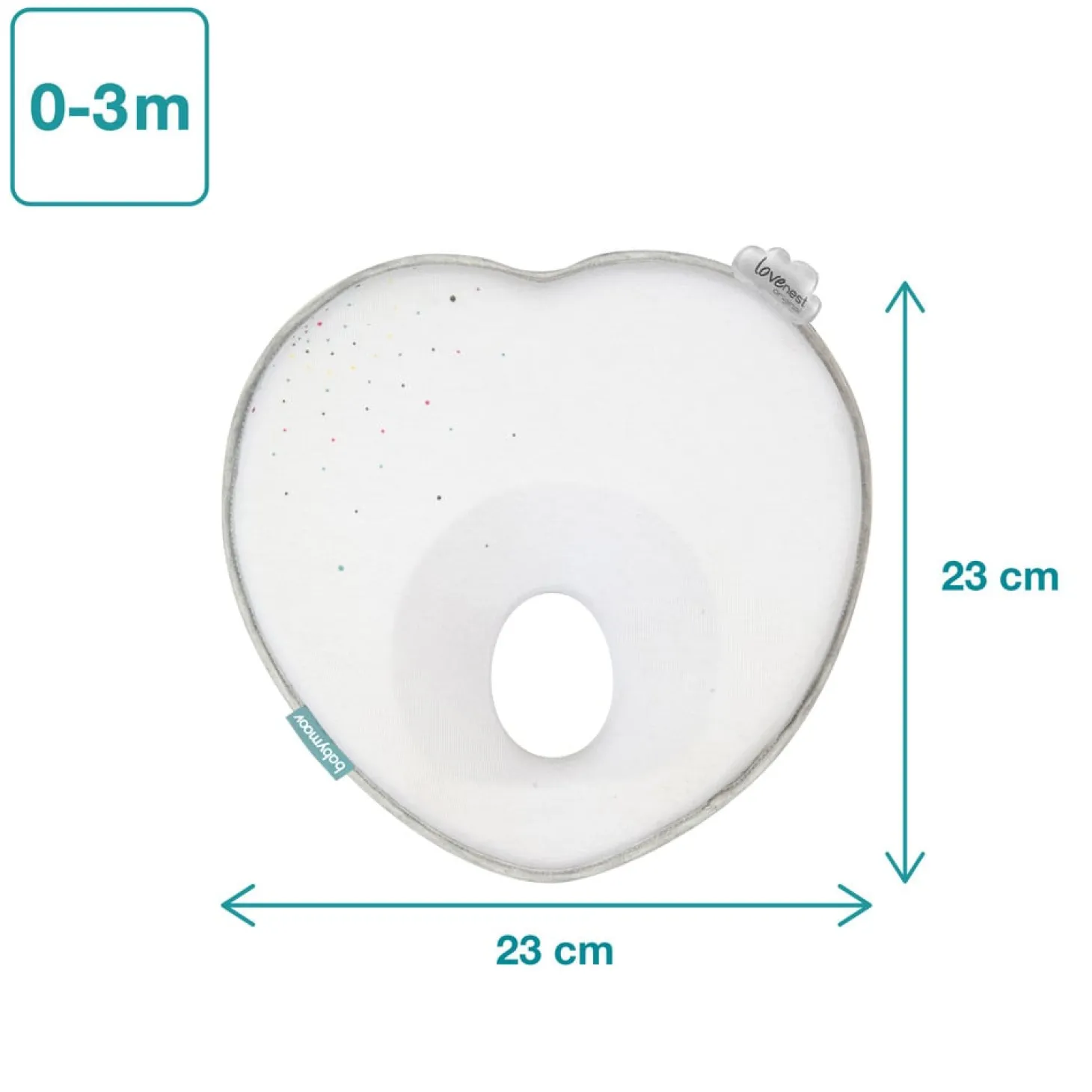 Babymoov Coussin de tête Lovenest Original Blanc
