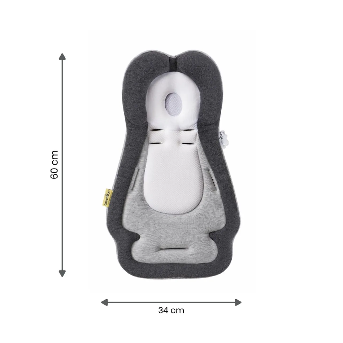 Babymoov Coussin réducteur Cosymorpho Smokey Gris