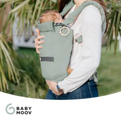 Babymoov Coussin réducteur nouveau-né porte bébé Moov&Boost Noir