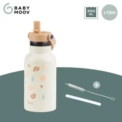 Babymoov                    Gourde Inox    Little Explorer Ivory            350 ml