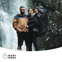 Babymoov Housse de Pluie Porte Bebe Moov & Hike Black