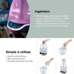 Babymoov Humidificateur Hygro Plus Bleu