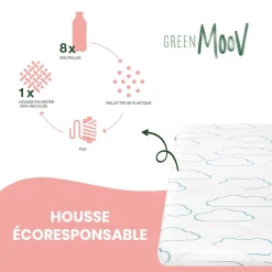 Babymoov Matelas Cosy'Lite Nomad Blanc 60x120 cm