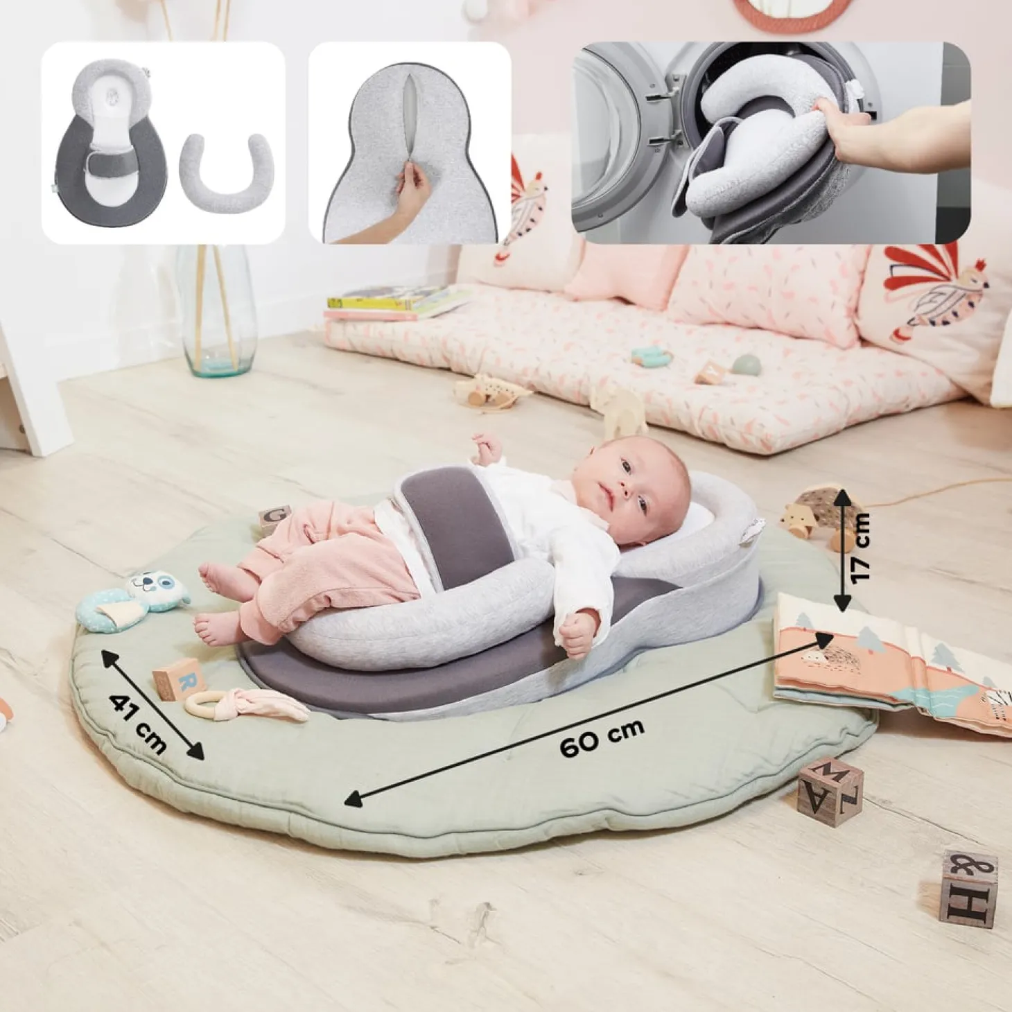Babymoov Matelas morphologique incliné Cosydream + Blanc