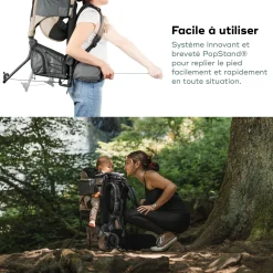Babymoov                    Porte-Bébé de Randonnée avec habillage pluie Moov & Hike    Dune