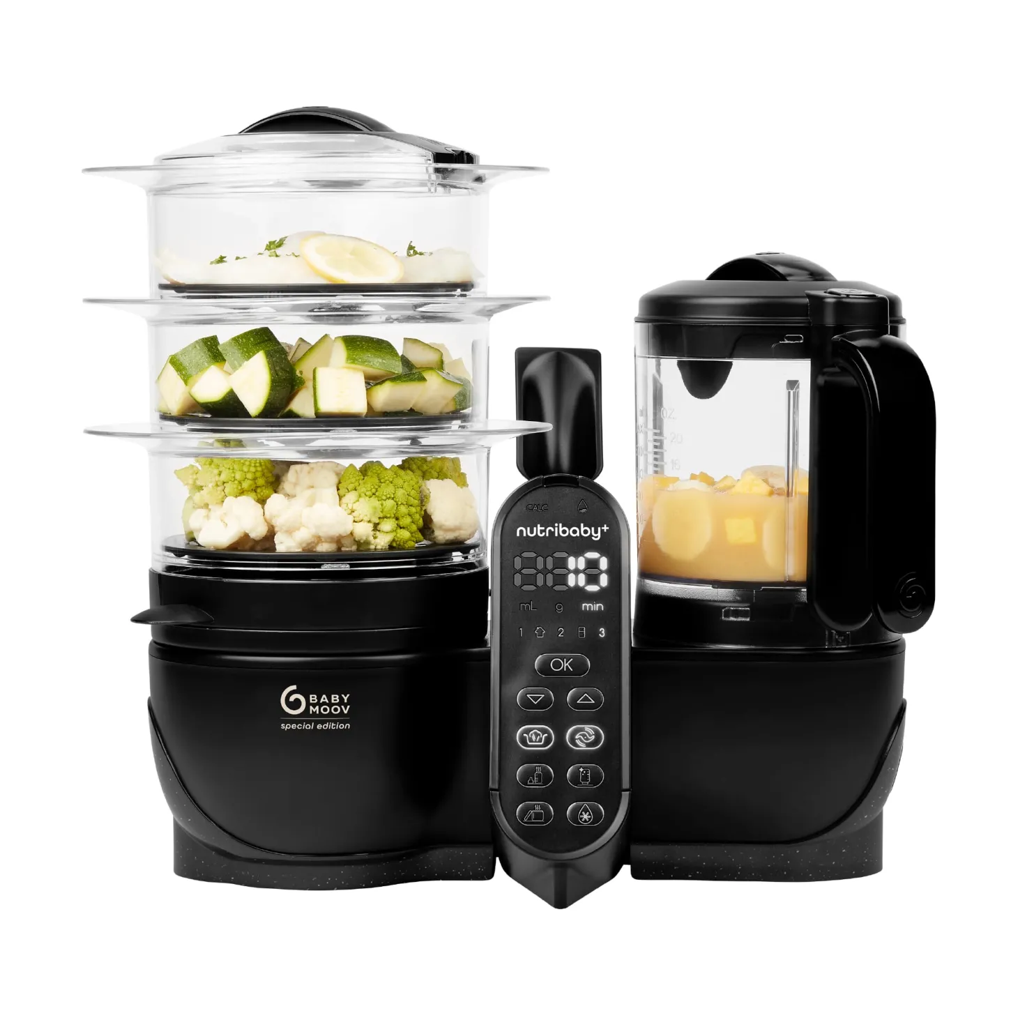 Babymoov Robot Culinaire Nutribaby + Xl Mineral Black
