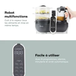Babymoov Robot multifonction Nutribaby Plus Industrial Grey